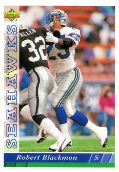 #246 Robert Blackmon - Seattle Seahawks - 1993 Upper Deck Football