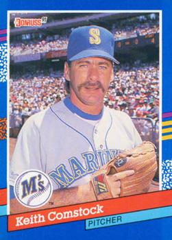 #246 Keith Comstock - Seattle Mariners - 1991 Donruss Baseball