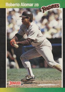 #246 Roberto Alomar - San Diego Padres - 1989 Donruss Baseball