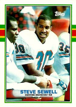 #246 Steve Sewell - Denver Broncos - 1989 Topps Football