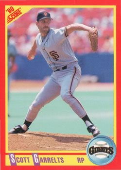 #246 Scott Garrelts - San Francisco Giants - 1990 Score Baseball