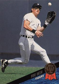 #246 Rob Deer - Detroit Tigers - 1993 Leaf Baseball