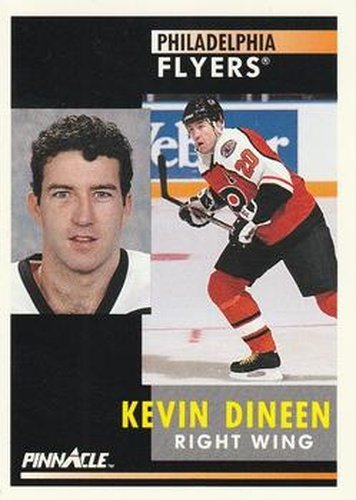 #246 Kevin Dineen - Philadelphia Flyers - 1991-92 Pinnacle Hockey