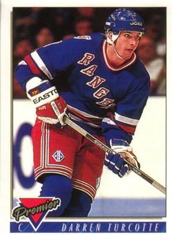 #246 Darren Turcotte - New York Rangers - 1993-94 O-Pee-Chee Premier Hockey