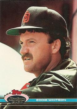#246 Ed Whitson - San Diego Padres - 1991 Stadium Club Baseball