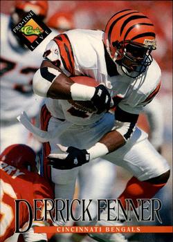 #246 Derrick Fenner - Cincinnati Bengals - 1994 Pro Line Live Football