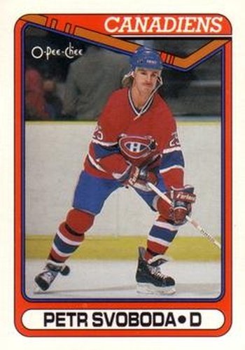 #246 Petr Svoboda - Montreal Canadiens - 1990-91 O-Pee-Chee Hockey