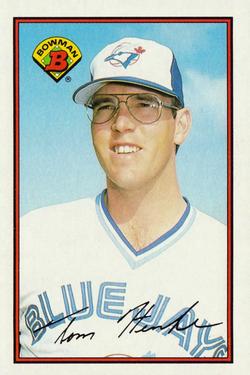 #246 Tom Henke - Toronto Blue Jays - 1989 Bowman Baseball