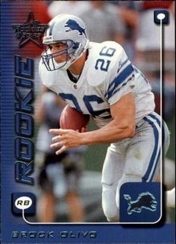 #246 Brock Olivo - Detroit Lions - 1999 Leaf Rookies & Stars Football