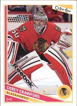 #246 Corey Crawford - Chicago Blackhawks - 2013-14 O-Pee-Chee Hockey