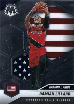 #246 Damian Lillard - Portland Trail Blazers - 2020-21 Panini Mosaic Basketball