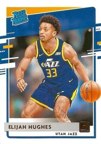 #246 Elijah Hughes - Utah Jazz - 2020-21 Donruss Basketball