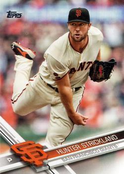 #246 Hunter Strickland - San Francisco Giants - 2017 Topps Baseball