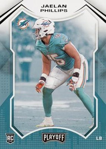 #246 Jaelan Phillips - Miami Dolphins - 2021 Panini Playoff Football