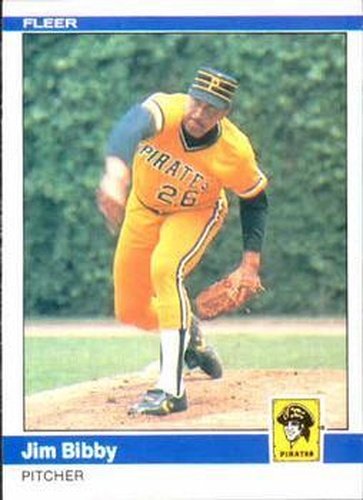 #246 Jim Bibby - Pittsburgh Pirates - 1984 Fleer Baseball
