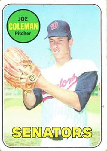 #246 Joe Coleman - Washington Senators - 1969 Topps Baseball