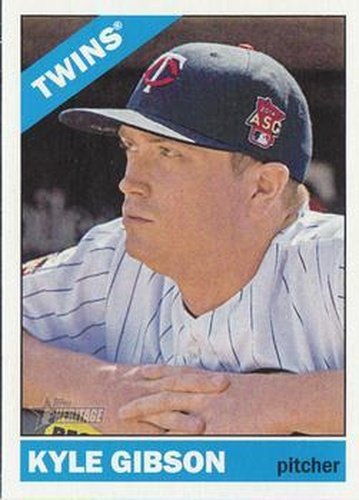 #246 Kyle Gibson - Minnesota Twins - 2015 Topps Heritage Baseball