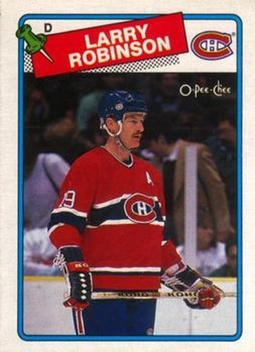 #246 Larry Robinson - Montreal Canadiens - 1988-89 O-Pee-Chee Hockey