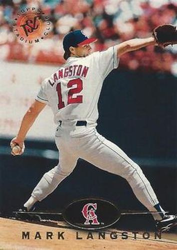#246 Mark Langston - California Angels - 1995 Stadium Club Baseball