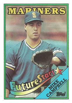 #246 Mike Campbell - Seattle Mariners - 1988 Topps Baseball