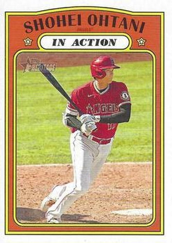 #246 Shohei Ohtani - Los Angeles Angels - 2021 Topps Heritage Baseball