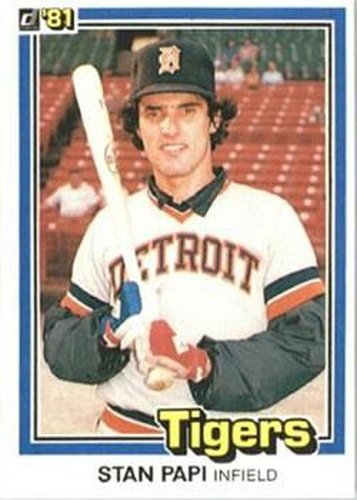 #246 Stan Papi - Detroit Tigers - 1981 Donruss Baseball