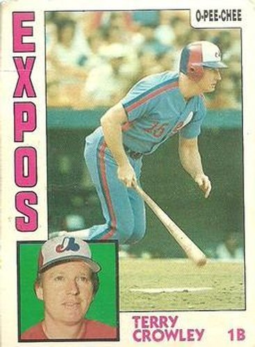 #246 Terry Crowley - Montreal Expos - 1984 O-Pee-Chee Baseball