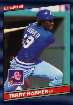 #246 Terry Harper - Atlanta Braves - 1986 Leaf Baseball