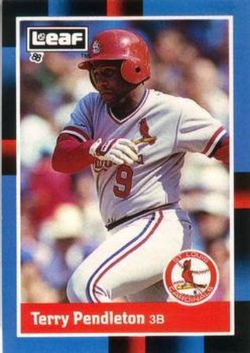 #246 Terry Pendleton - St. Louis Cardinals - 1988 Leaf Baseball