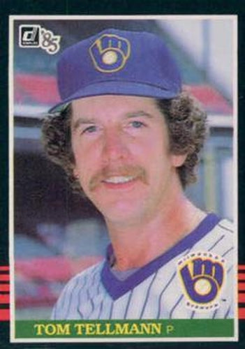 #246 Tom Tellmann - Milwaukee Brewers - 1985 Donruss Baseball