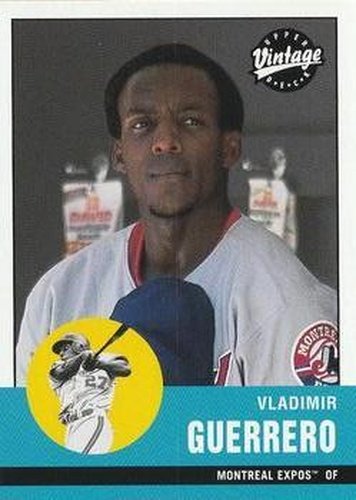 #246 Vladimir Guerrero - Montreal Expos - 2001 Upper Deck Vintage Baseball