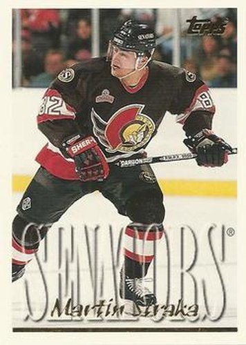 #246 Martin Straka - Ottawa Senators - 1995-96 Topps Hockey