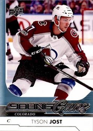 #246 Tyson Jost - Colorado Avalanche - 2017-18 Upper Deck Hockey