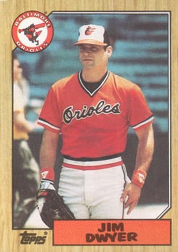 #246 Jim Dwyer - Baltimore Orioles - 1987 Topps Baseball