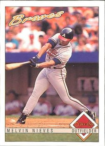 #246 Melvin Nieves - Atlanta Braves - 1993 O-Pee-Chee Baseball
