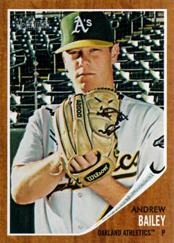 #246 Andrew Bailey - Oakland Athletics - 2011 Topps Heritage Baseball
