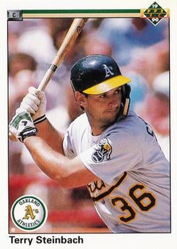 #246 Terry Steinbach - Oakland Athletics - 1990 Upper Deck Baseball