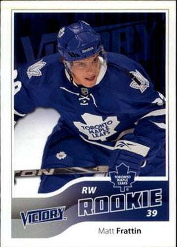 #246 Matt Frattin - Toronto Maple Leafs - 2011-12 Upper Deck Victory Hockey
