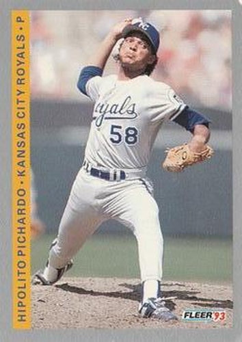 #246 Hipolito Pichardo - Kansas City Royals - 1993 Fleer Baseball