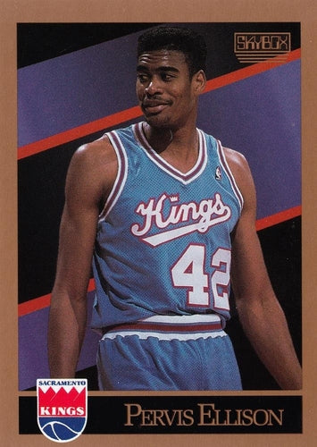 #246 Pervis Ellison - Sacramento Kings - 1990-91 SkyBox Basketball