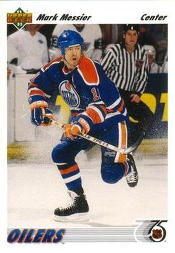#246 Mark Messier - Edmonton Oilers - 1991-92 Upper Deck Hockey