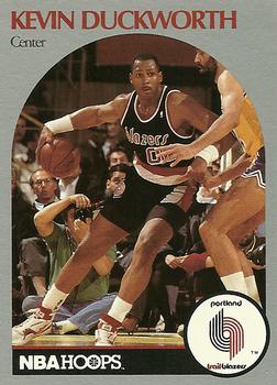 #246 Kevin Duckworth - Portland Trail Blazers - 1990-91 Hoops Basketball