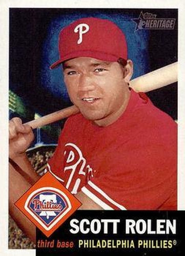 #246b Scott Rolen - Philadelphia Phillies - 2002 Topps Heritage Baseball