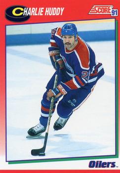 #247 Charlie Huddy - Edmonton Oilers - 1991-92 Score Canadian Hockey