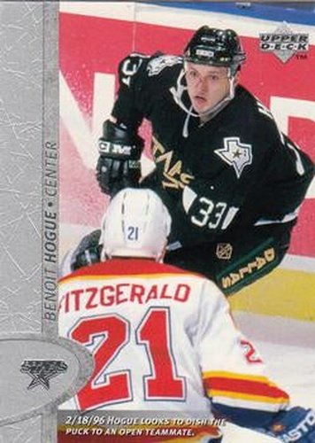 #247 Benoit Hogue - Dallas Stars - 1996-97 Upper Deck Hockey