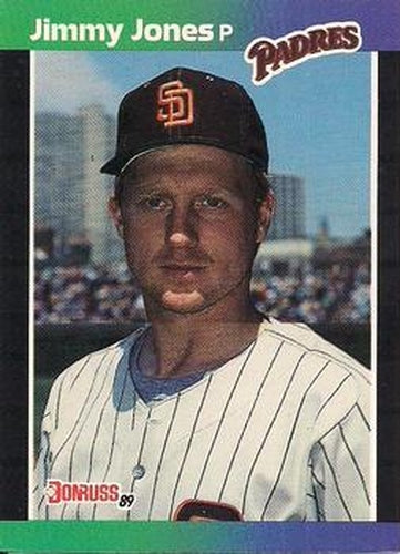 #247 Jimmy Jones - San Diego Padres - 1989 Donruss Baseball