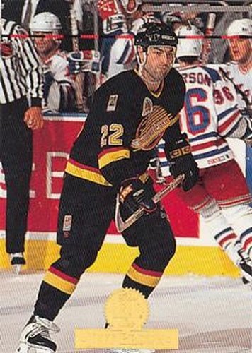 #247 Jeff Brown - Vancouver Canucks - 1994-95 Leaf Hockey