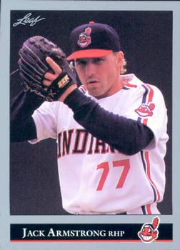 #247 Jack Armstrong - Cleveland Indians - 1992 Leaf Baseball