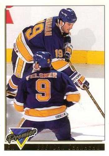 #247 Brendan Shanahan - St. Louis Blues - 1993-94 O-Pee-Chee Premier Hockey - Gold