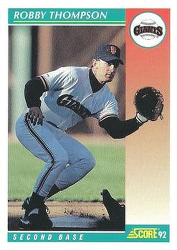 #247 Robby Thompson - San Francisco Giants - 1992 Score Baseball